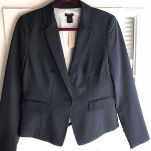 Ann Taylor Suit Jacket Navy Blazer